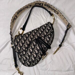 Dior monogram Saddle bag